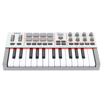 AKAI MPK MINI4-W clavier maître compact 25 touches 8 pads 8 encodeurs gris