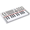 AKAI MPK MINI4-W clavier maître compact 25 touches 8 pads 8 encodeurs gris