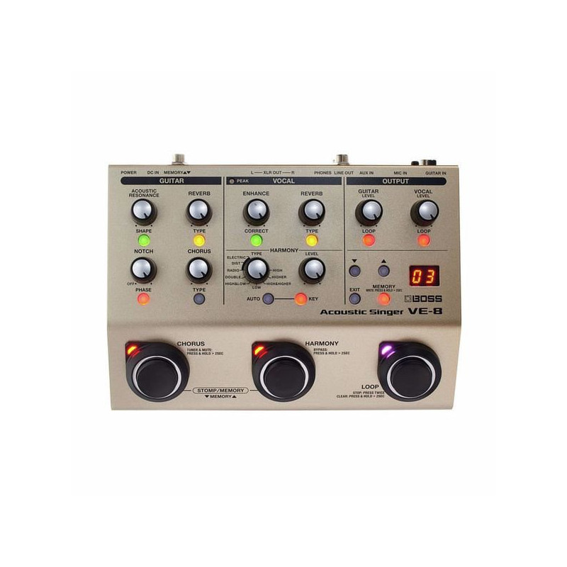 BOSS VE-8 acoustic - vocal effects