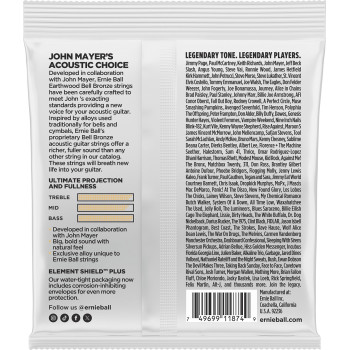 ERNIE BALL 2350 earthwood bell bronze extra light 10-50