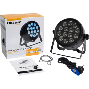 ALGAM LIGHTING PARWASH1415-QUAD par wash 14x 15w rgbww 4-en-1 optique 35°