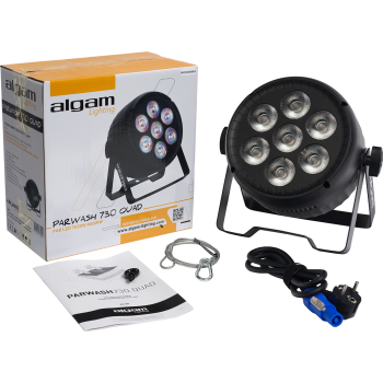 ALGAM LIGHTING PARWASH730-QUAD par wash 7x 30w rgbww 4-en-1 optique 15°