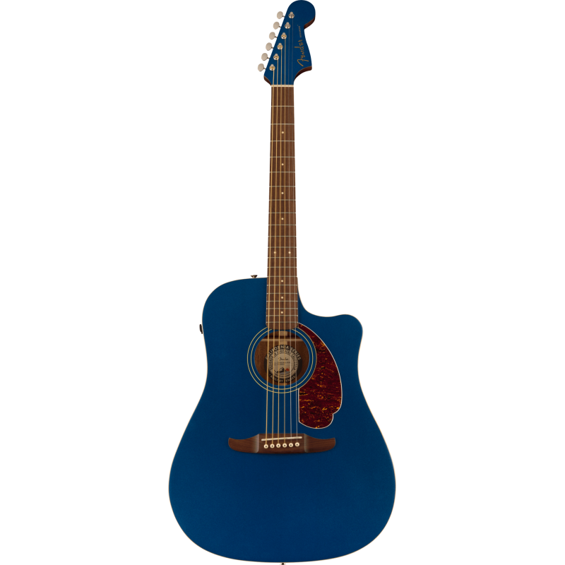 FENDER Redondo Player touche Noyer plaque tortoise Lake Placid Blue