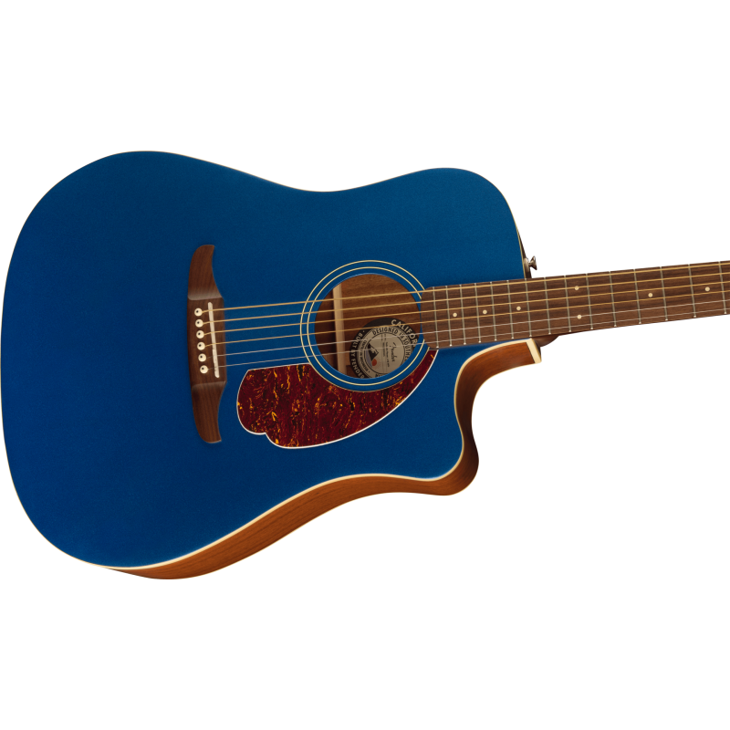 FENDER Redondo Player touche Noyer plaque tortoise Lake Placid Blue