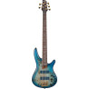 IBANEZ SR6605GFB Ghost Fleet Blue Burst basse electrique 5 cordes avec valise