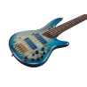 IBANEZ SR6605GFB Ghost Fleet Blue Burst basse electrique 5 cordes avec valise