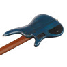 IBANEZ SR6605GFB Ghost Fleet Blue Burst basse electrique 5 cordes avec valise