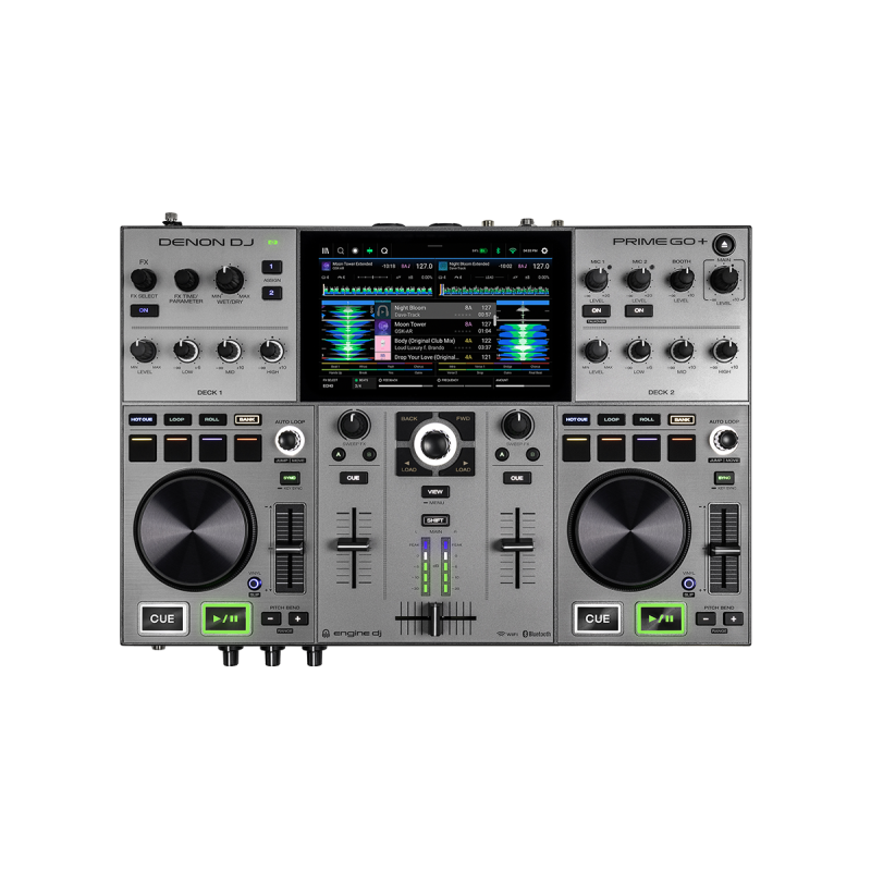 DENON DJ PRIMEGO+ système dj tout-en-un 2 voies autonome sur batterie écran tactile 7"