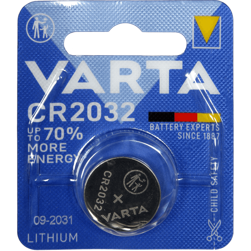 VARTA CR2032-B pile lithium cr2032 (blister d'une pile)
