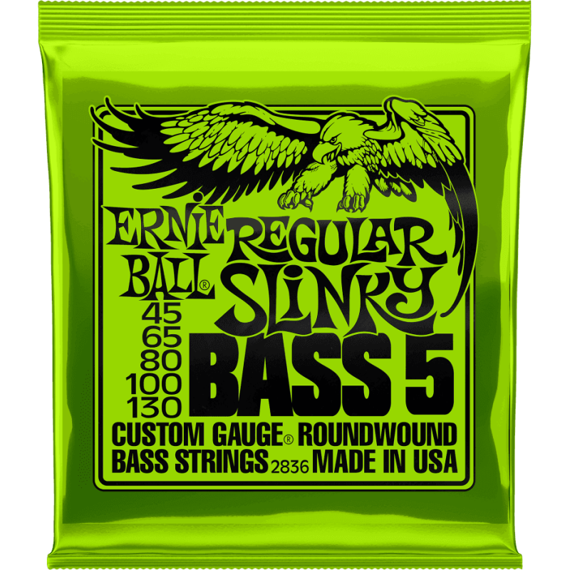 ERNIE BALL 2836 regular slinky 5 cordes 45-130