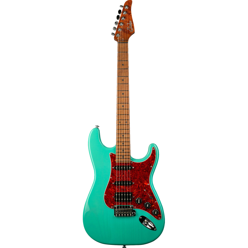 SUHR Limited Edition Classic S Paulownia trans seafoam green