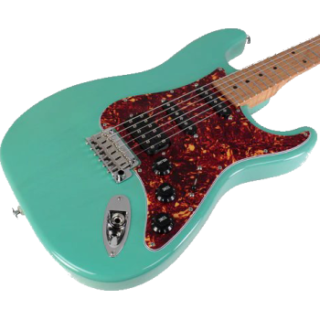 SUHR Limited Edition Classic S Paulownia trans seafoam green