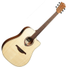 LAG T70DCE-NAT dreadnought cutaway electro