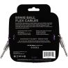 ERNIE BALL 6415 câbles instrument flex jack/jack 3m violet