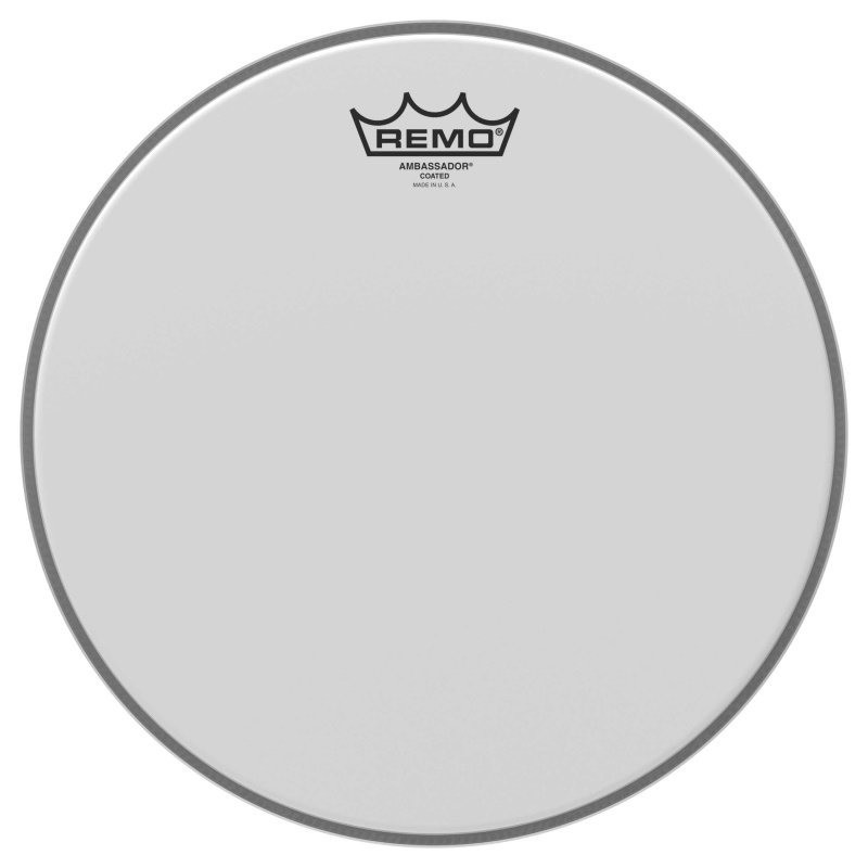 REMO BA-0112-00 peau ambassador sablée 12 pour tom/ caisse claire