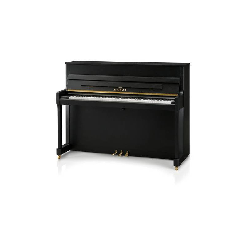 KAWAI E 200 Noir satine piano acoustique 114cm - Mecanique Millenium III - Ralentisseur