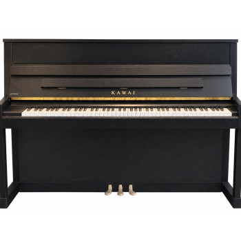 KAWAI E 200 Noir satine piano acoustique 114cm - Mecanique Millenium III - Ralentisseur
