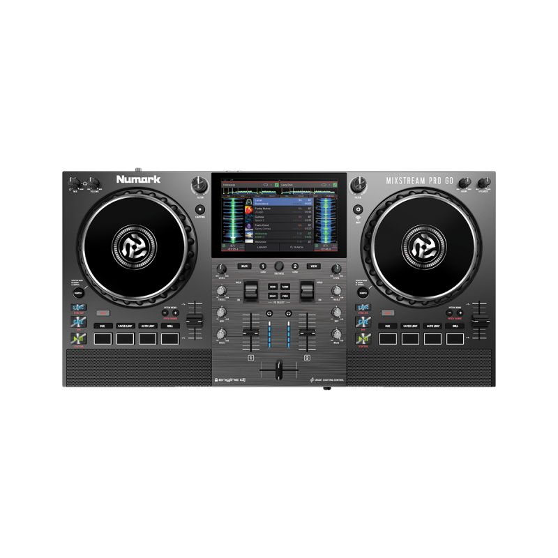 NUMARK MIXSTREAM-PRO-GO système dj autonome 2 voies streaming wifi hp batterie