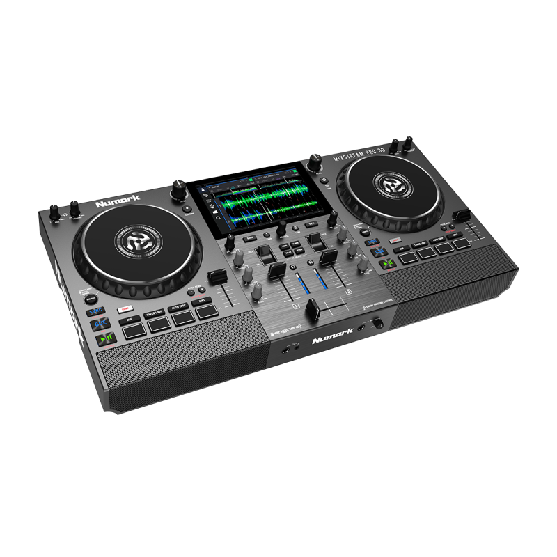 NUMARK MIXSTREAM-PRO-GO système dj autonome 2 voies streaming wifi hp batterie