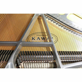KAWAI GL10 Noir laque Silver (Accastillage Chrome - Cadre argent) - 153cm - Mecanique Millenium III - Ralentisseur