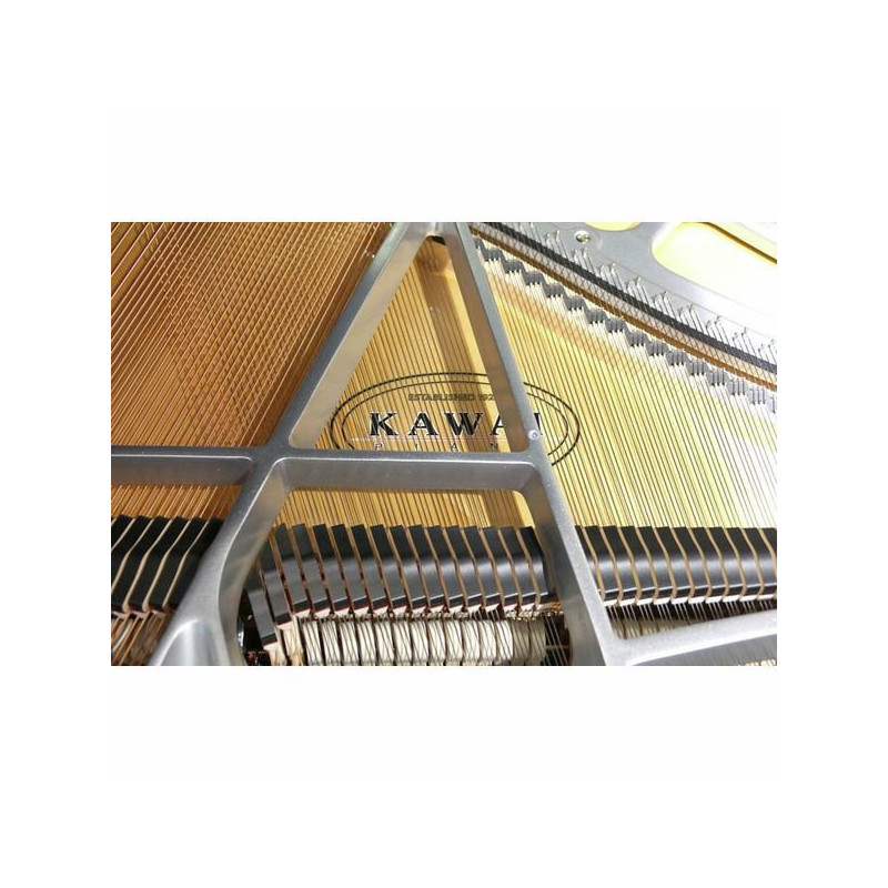 KAWAI GL10 Noir laque Silver (Accastillage Chrome - Cadre argent) - 153cm - Mecanique Millenium III - Ralentisseur