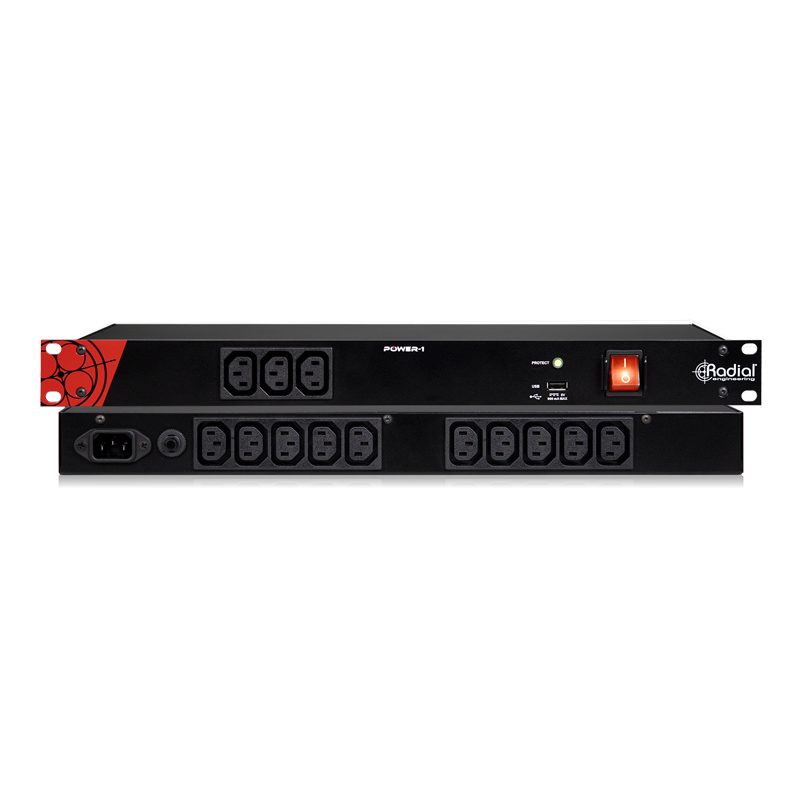 RADIAL ENGINEERING POWER-1-220 régulateur et distributeur de courant rackable
