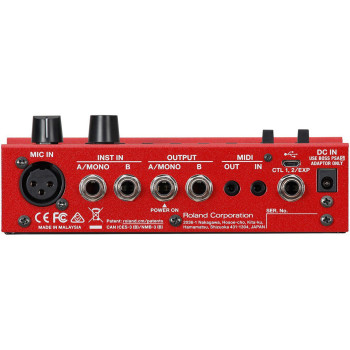 BOSS RC-500 dual track loop station avec xlr input effects drum patterns and memories