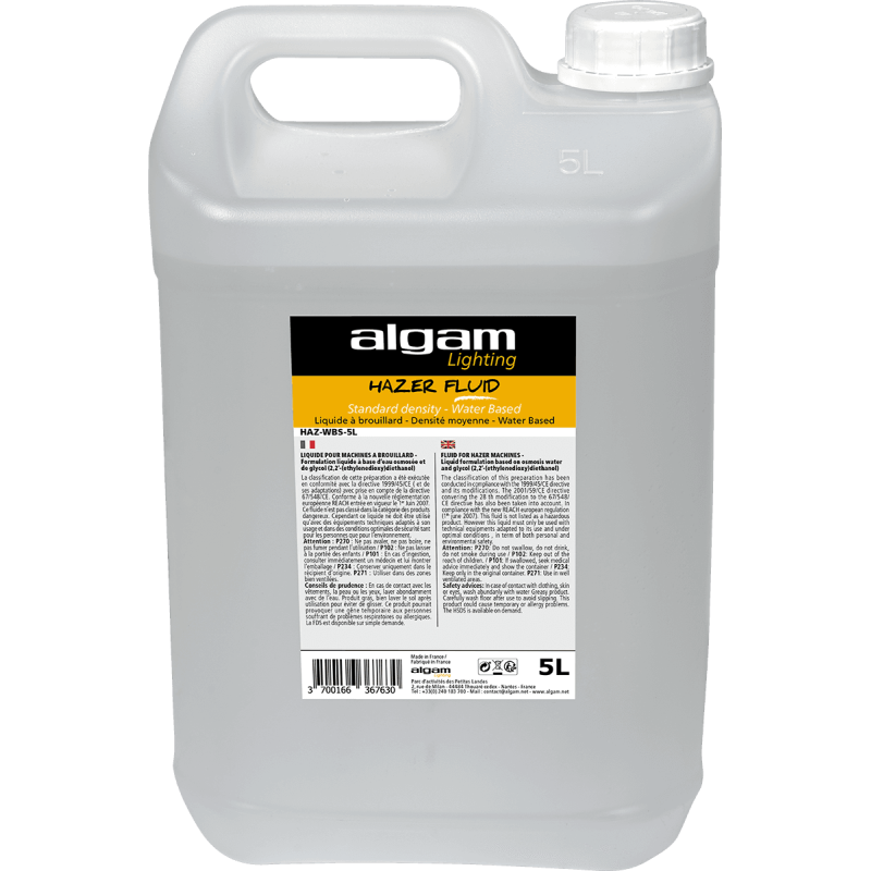 ALGAM LIGHTING HAZ-WBS-5L liquide brouillard wb standard 5l