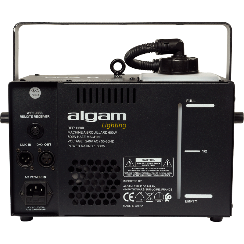 ALGAM LIGHTING H600 machine à brouillard 600w