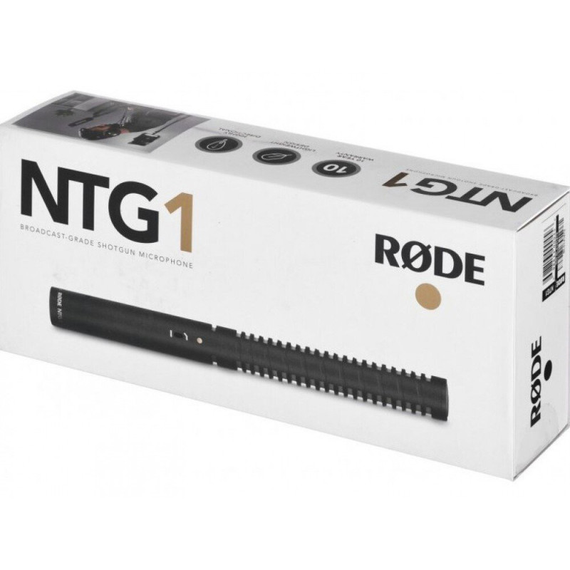 RODE NTG1 Micro canon Noir
