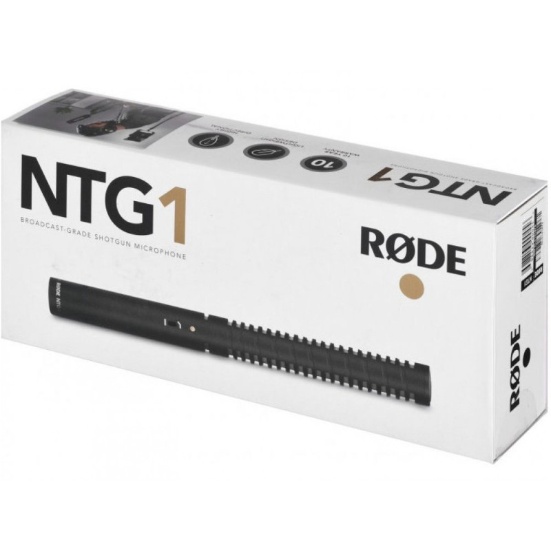 RODE NTG1 Micro canon Noir
