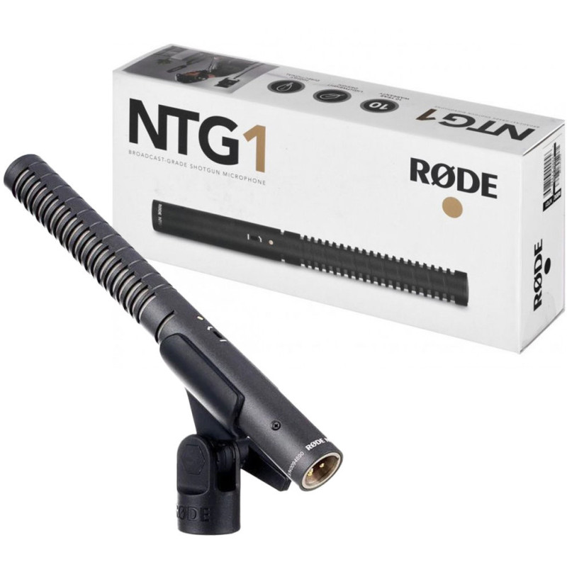 RODE NTG1 Micro canon Noir