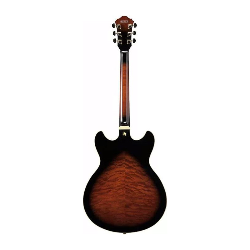 IBANEZ AS93QMSPDBS Dark Brown Sunburst Guitare electrique