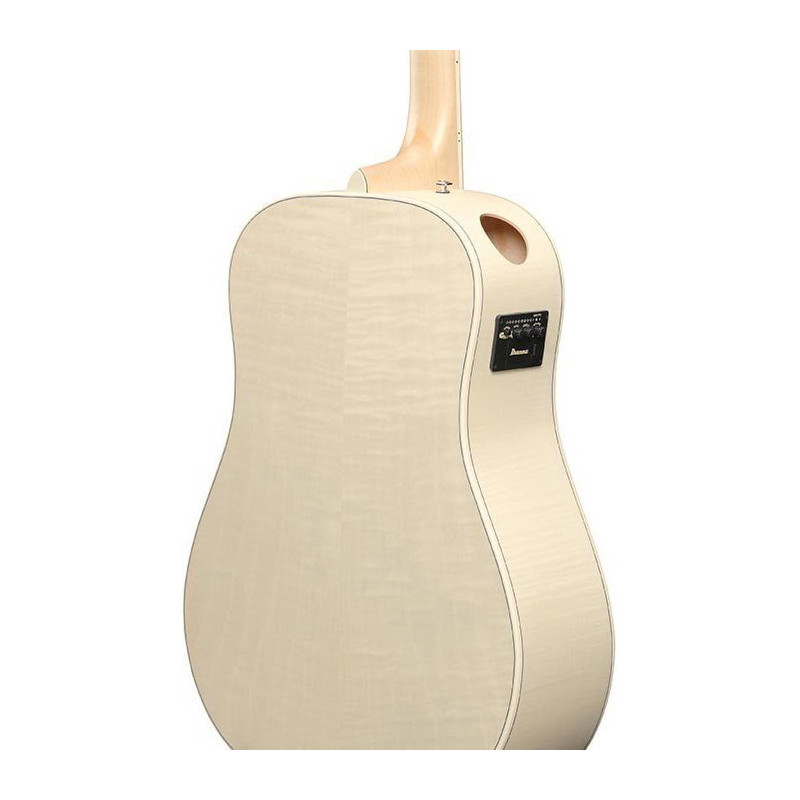 IBANEZ AAD77M1EOAW Open Pore Antique White Guitare electrique