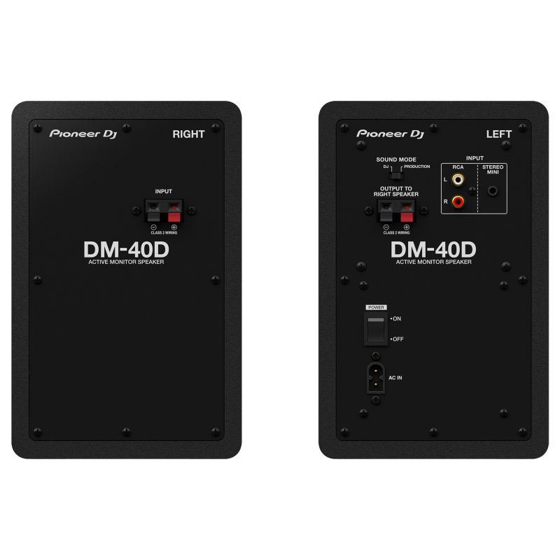 PIONEER DJ DM-40D 4" Enceintes monitoring la paire