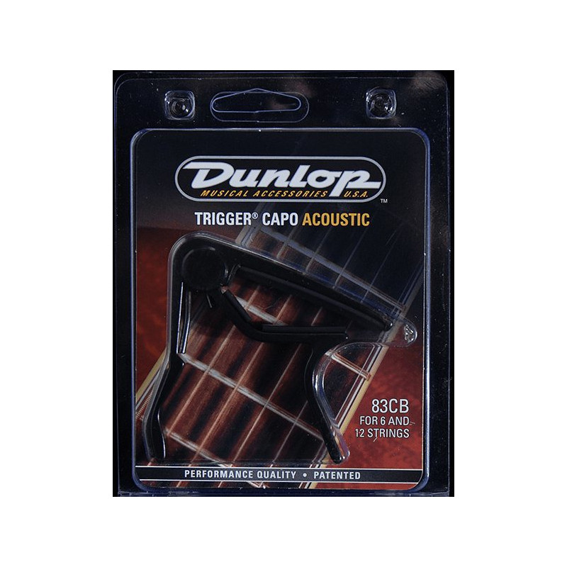DUNLOP 83CB trigger noir folk
