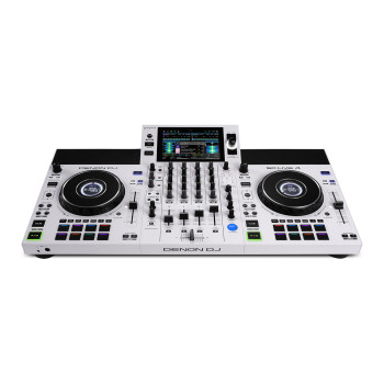 DENON DJ SCLIVE4-WH système dj autonome 4 voies avec écran tactile 7" blanc