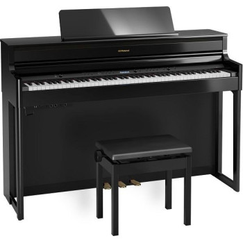 ROLAND HP704-PE piano noir laque