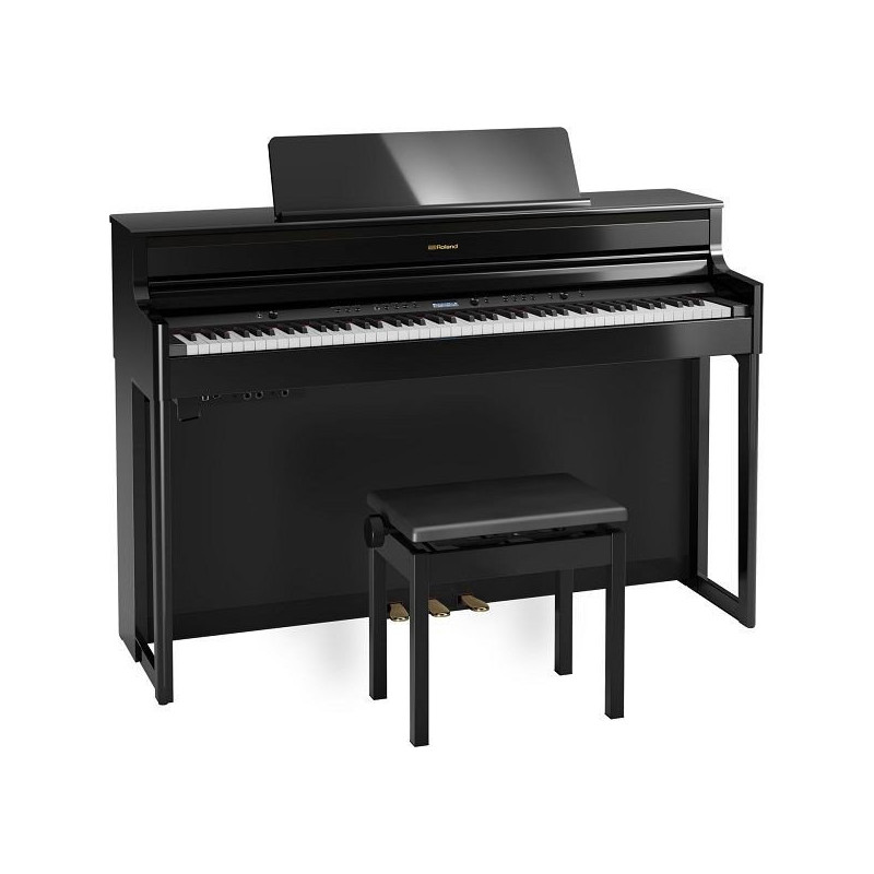 ROLAND HP704-PE piano noir laque