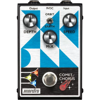 MAESTRO Comet Chorus Effects Pedal ebony