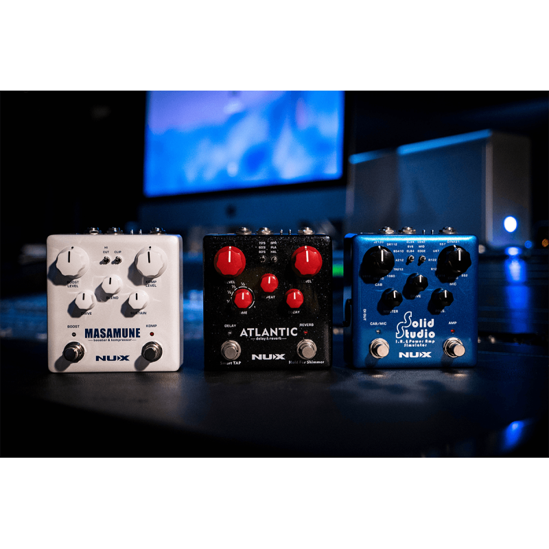 NUX ATLANTIC pédale de delay et réverb 3 modes