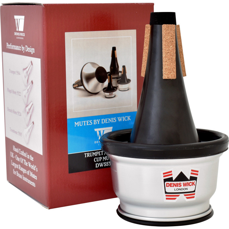 DENIS WICK 5531 sourdine trompette bol accordable aluminium
