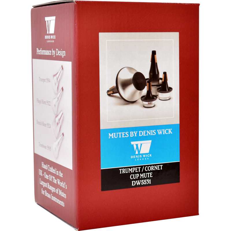 DENIS WICK 5531 sourdine trompette bol accordable aluminium