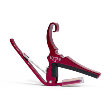 KYSER Capodastre Capodastre Quick-Change pour guitare acoustique Rouge rubis
