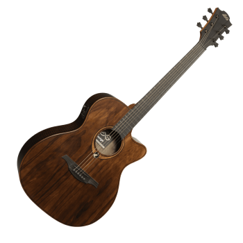 LAG SAUVAGE-ACE guitare acoustique sauvage auditorium pan coupé électro