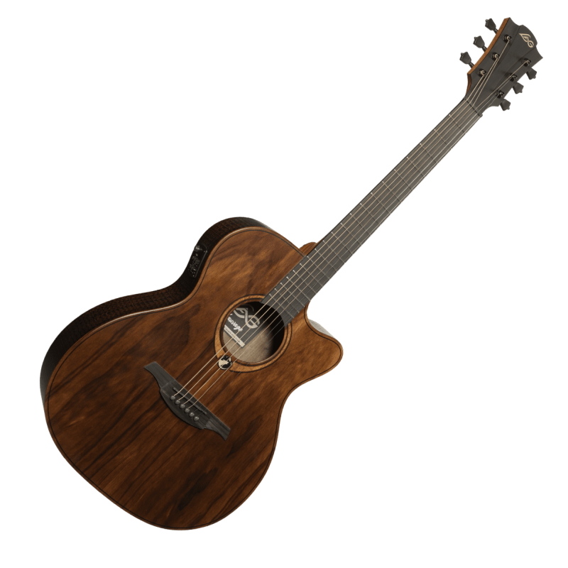 LAG SAUVAGE-ACE guitare acoustique sauvage auditorium pan coupé électro
