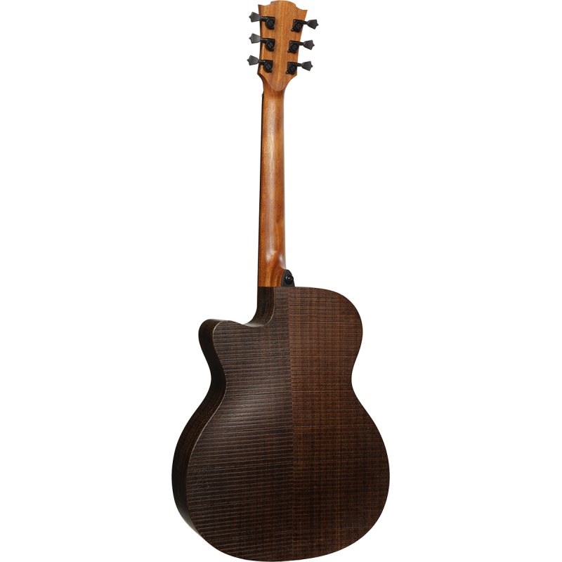 LAG SAUVAGE-ACE guitare acoustique sauvage auditorium pan coupé électro