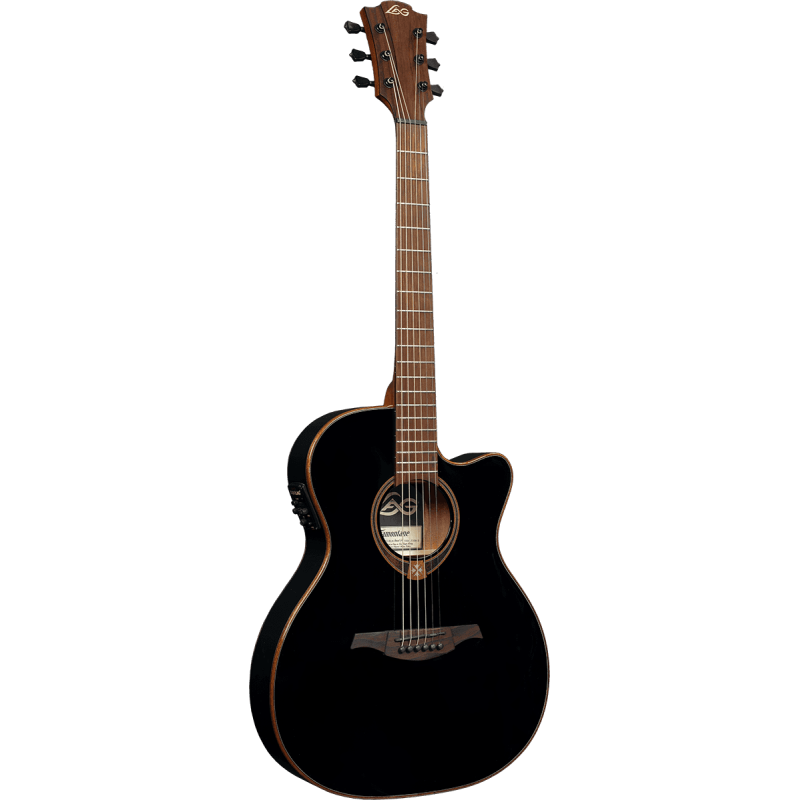 LAG T118ASCE-BLK auditorium slim cutaway electro black