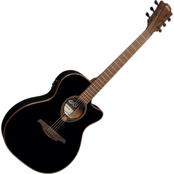 LAG T118ASCE-BLK auditorium slim cutaway electro black