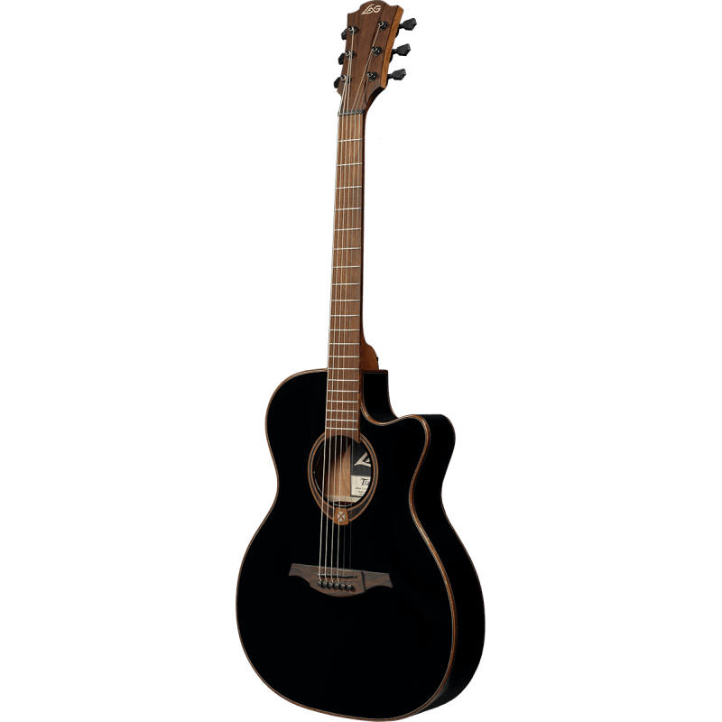 LAG T118ASCE-BLK auditorium slim cutaway electro black